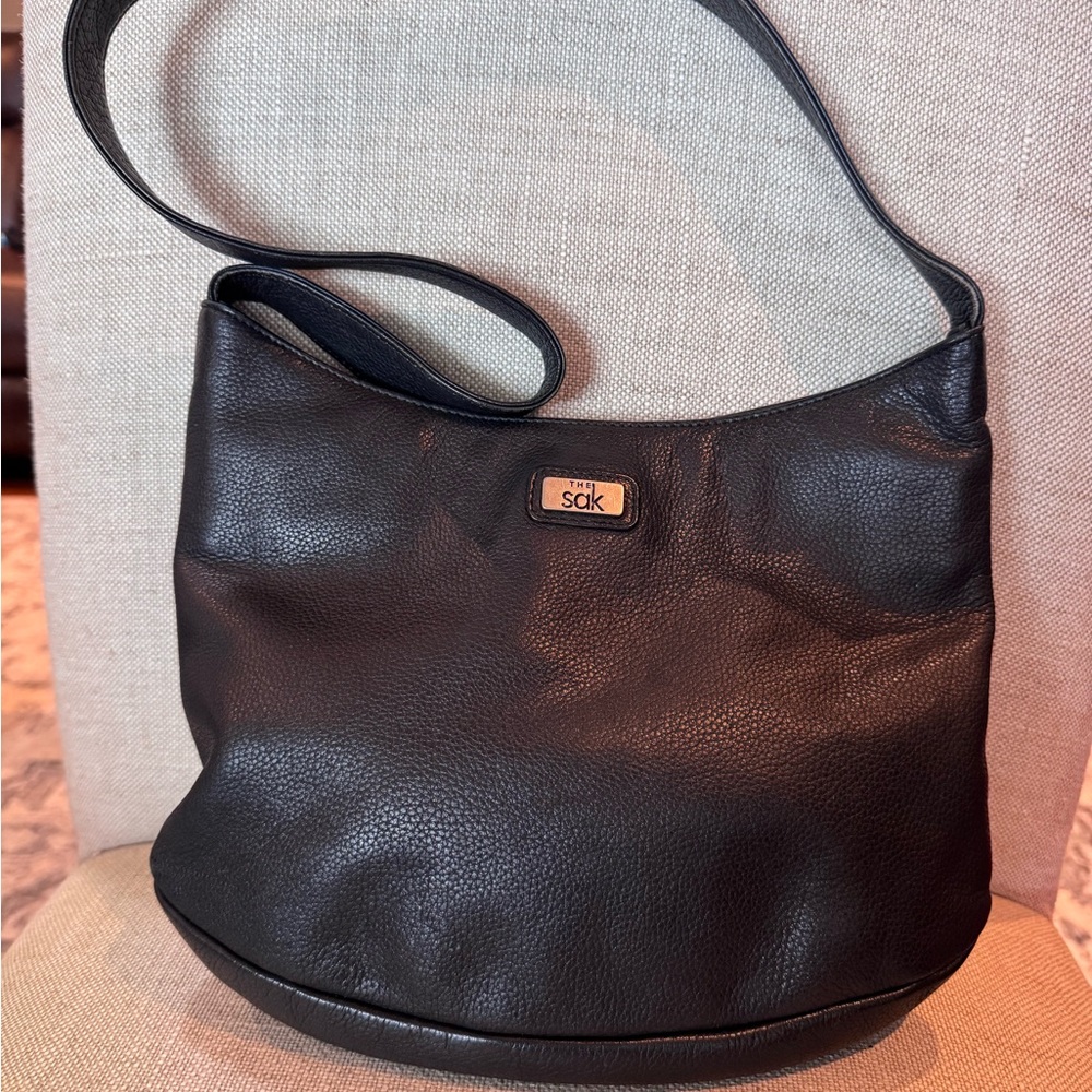 Vintage Sak Black shoulder Bag Black pebble leather